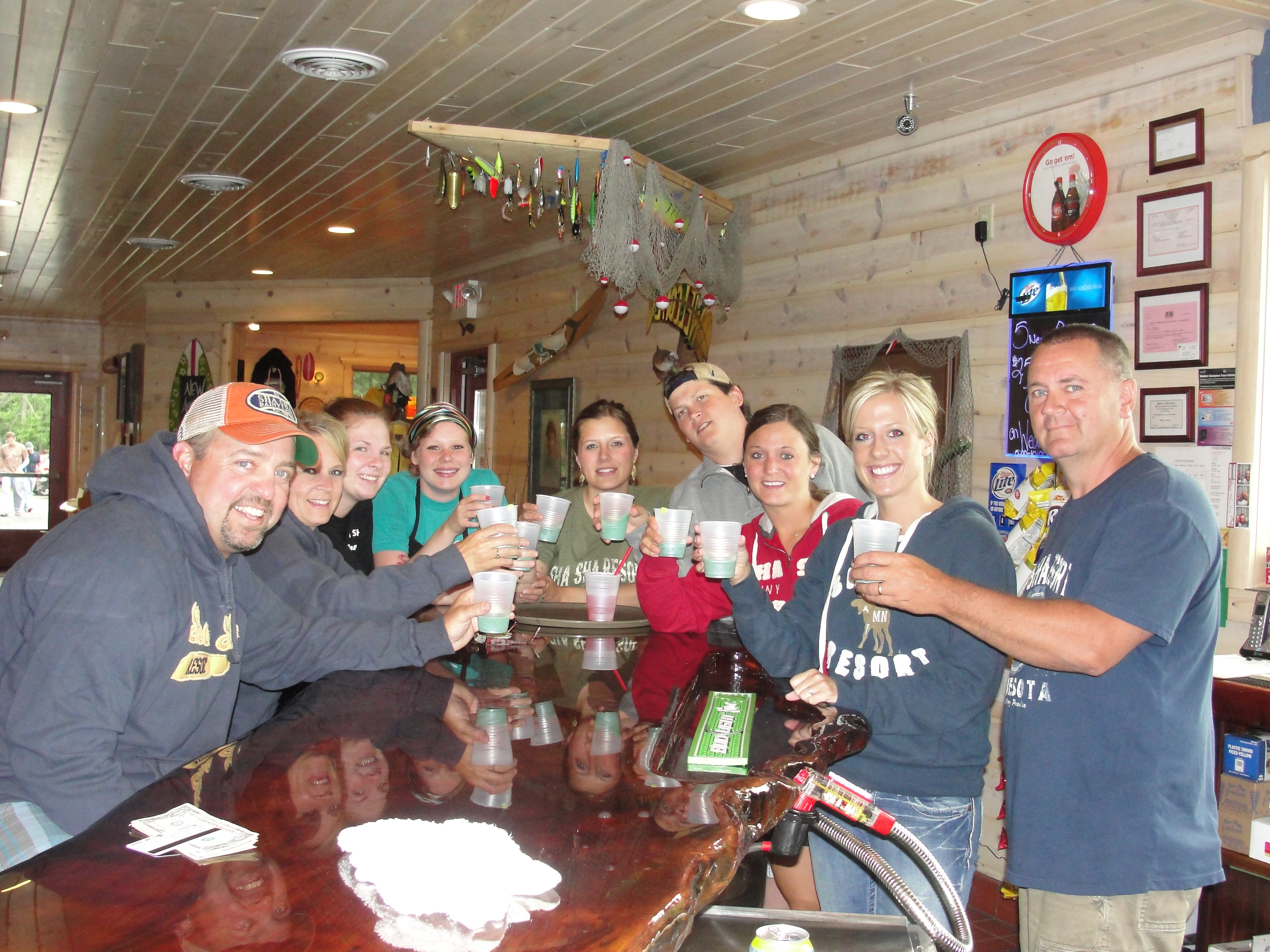 Drinks with friends at Sha Sha Bar Sha Sha bar